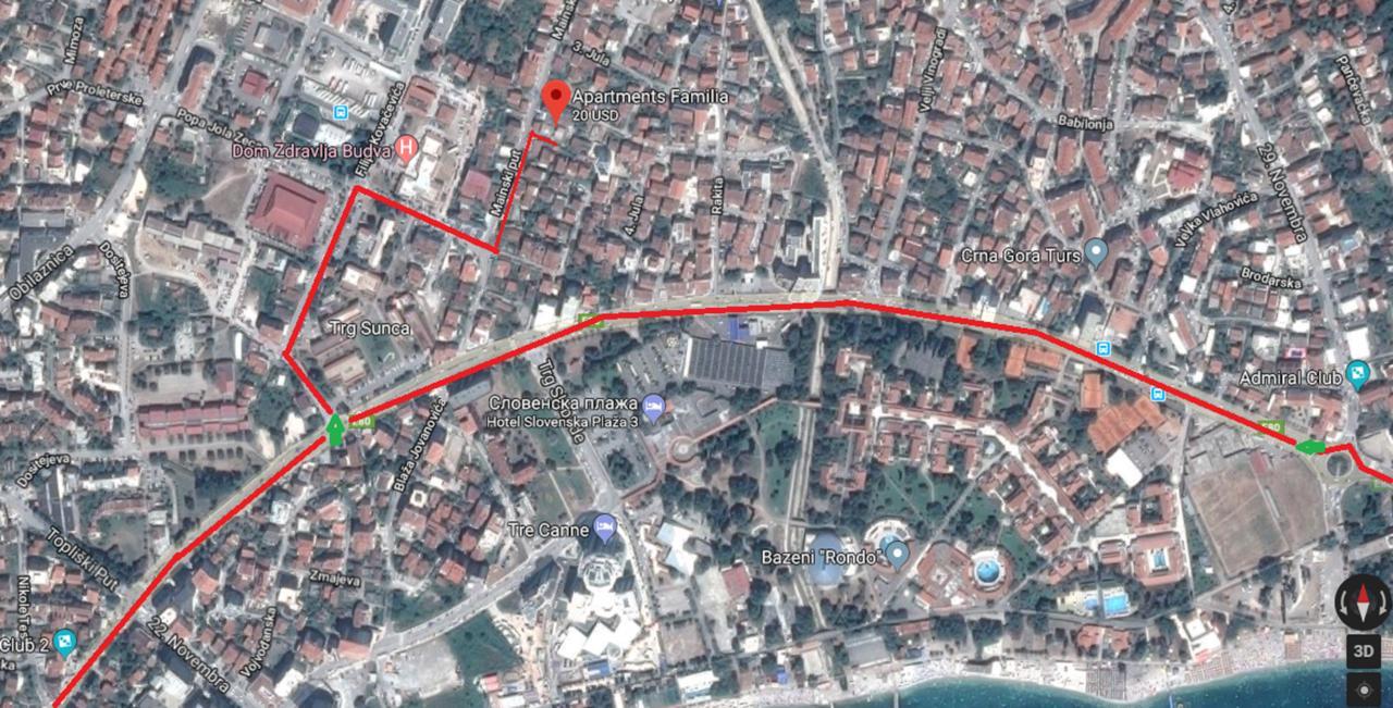 Apartments Familia Budva Dış mekan fotoğraf